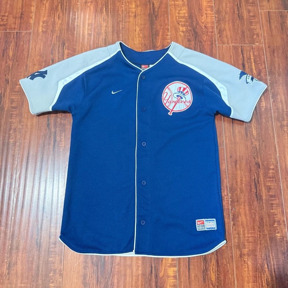 Derek Jeter NY Yankees Jersey/Shirt Kids-Youth Nike MLB Size Large Preowned Good
